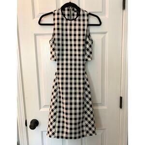 NWT $550 Rag & Bone Tahoe Check Cut Out Dress